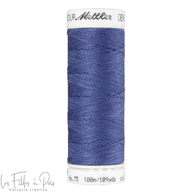 Hilo de coser vaquero Mettler Denim doc - 100m - azul vaquero - 3624 METTLER ® - Fils à coudre et à broder - 1 Hilo de coser vaquero Mettler Denim doc - 100m - azul vaquero - 3624 METTLER ® - Fils à coudre et à broder - 1