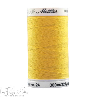 Fil à bâtir Mettler  - 300m - jaune - 0500 METTLER ® - Fils à coudre et à broder - 1
