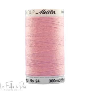 Fil à bâtir Mettler  - 300m - rose - 0803 METTLER ® - Fils à coudre et à broder - 1