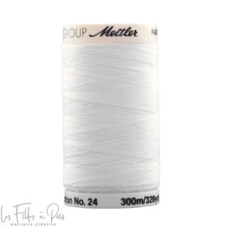 Fil à bâtir Mettler  - 300m - blanc - 0002 METTLER ® - Fils à coudre et à broder - 1