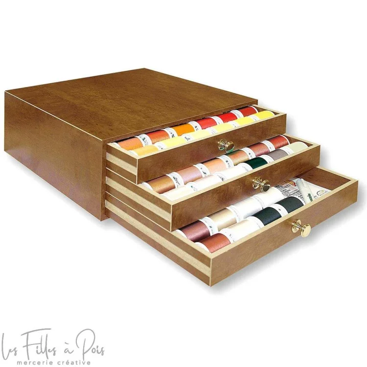 Coffret de fils à broder 120 bobines - Sensa Green 1000m - 8150- Madeira Madeira : fils à broder de qualité supérieure - 1