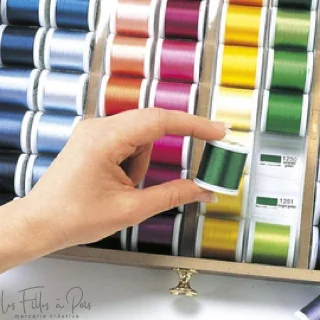 Coffret de fils à broder 120 bobines - Sensa Green 1000m - 8150- Madeira Madeira : fils à broder de qualité supérieure - 3