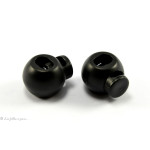 Arrêts cordon boule plastique - Lot de 2  - 2