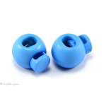 Arrêts cordon boule plastique - Lot de 2  - 14