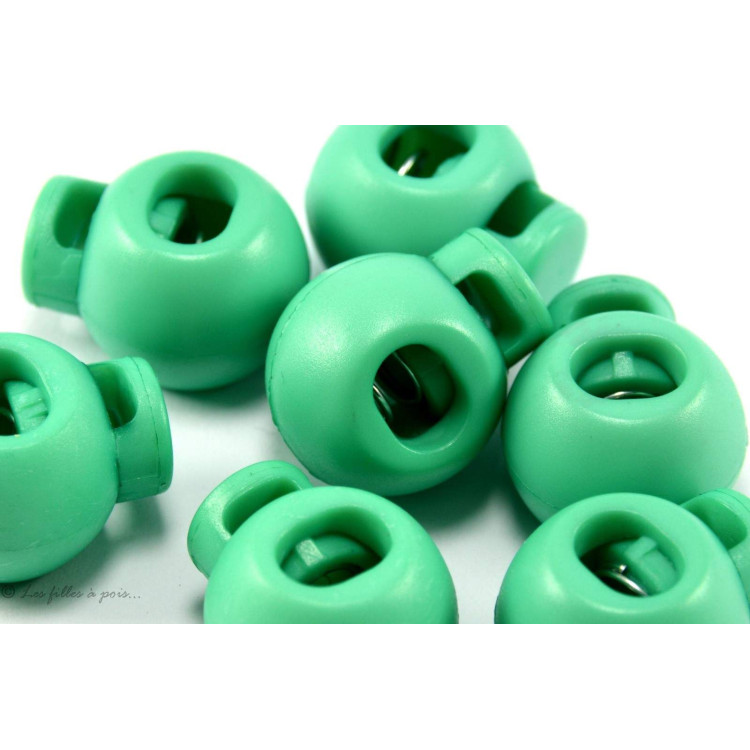 Arrêts cordon boule plastique - Lot de 2 - 17 Arrêts cordon boule plastique - Lot de 2 - 17