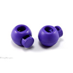 Arrêts cordon boule plastique - Lot de 2  - 22