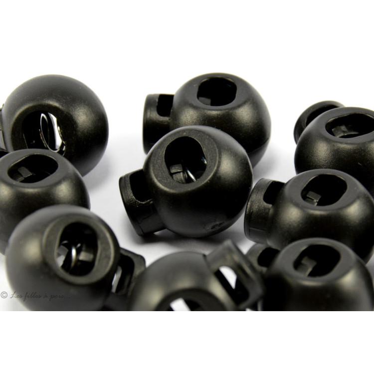 Tapones de plástico para cordón de bola - Paquete de 10 - 1 Tapones de plástico para cordón de bola - Paquete de 10 - 1