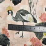 Tissu jersey côtelé grue Betty - Rose et noir Autres marques - Tissus et mercerie - 6