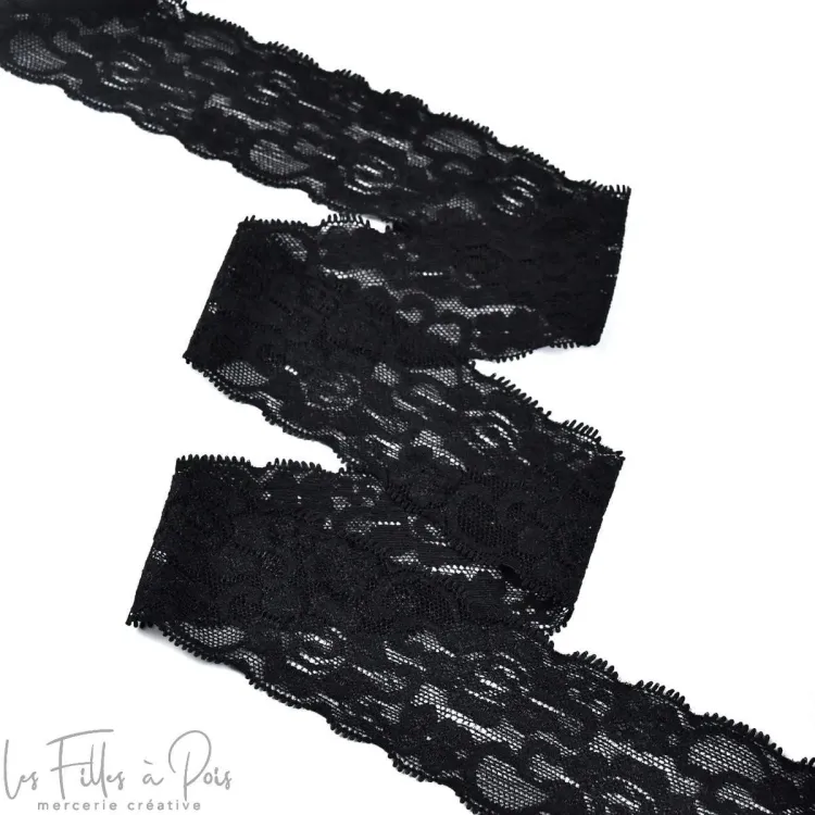 DESTOCK Ruban dentelle douce extensible 5.5cm - Fleur Autres marques - Tissus et mercerie - 4 DESTOCK Ruban dentelle douce extensible 5.5cm - Fleur Autres marques - Tissus et mercerie - 4