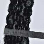Ruban dentelle douce extensible 5.5cm - Fleur  - 6