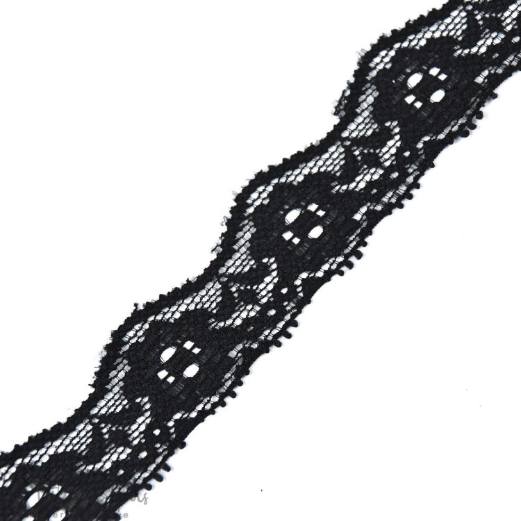 GORGECRAFT 5Yds*57mm Bordure En Dentelle Métallique De Venise