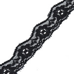 Ruban dentelle douce extensible 2 cm - Fleur  - 5