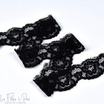Ruban dentelle douce extensible 3cm - Fleur  - 5