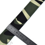 Elastique caleçon boxer camouflage - Vert et beige - 25mm  - 2