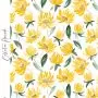 Tissu lycra motif tournesol collection "Amanda" - Blanc et jaune - Les Filles à Pois ® - Oeko-Tex ® Les Filles à Pois - Design ®