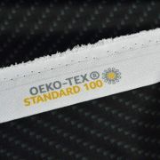Jersey-interlock sport carbone collection "Hero" - Noir et gris - Les Filles à Pois ® - Oeko-Tex ® Les Filles à Pois - Design ® 