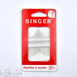 Agulhas de costura e cerzir - Sortido de 20 agulhas - Singer - França Singer : machines à coudre, broder et surjeter emblématiqu