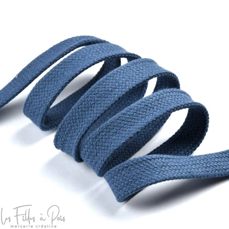 DESTOCK – Cordon plat coton – 17 mm – Vendu au mètre - 19 DESTOCK – Cordon plat coton – 17 mm – Vendu au mètre - 19