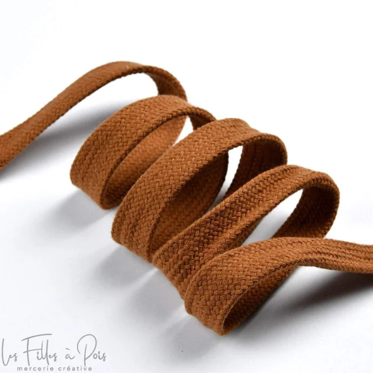 DESTOCK – Cordon plat coton – 17 mm – Vendu au mètre - 37 DESTOCK – Cordon plat coton – 17 mm – Vendu au mètre - 37