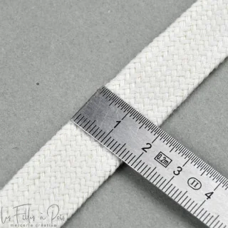 DESTOCK – Cordon plat coton – 17 mm – Vendu au mètre - 40