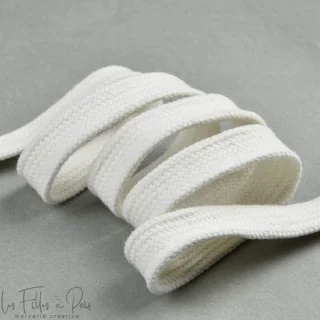 DESTOCK – Cordon plat coton – 17 mm – Vendu au mètre - 39