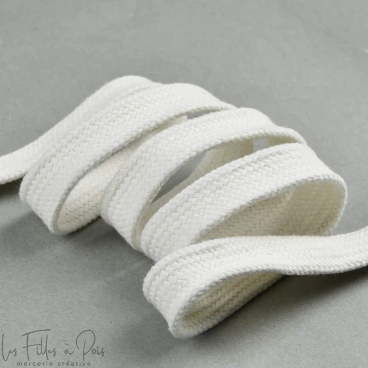 DESTOCK – Cordon plat coton – 17 mm – Vendu au mètre - 39 DESTOCK – Cordon plat coton – 17 mm – Vendu au mètre - 39