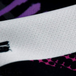 Jersey-interlock sport motif hexagone collection "Vitamin" - Noir et rose fuchsia - Les Filles à Pois ® - Oeko-Tex ® Les Filles 
