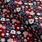 Tissu lycra motif fleurs collection "Original" - Multicolore - Les Filles à Pois ® - Oeko-Tex ® Les Filles à Pois - Design ® - M