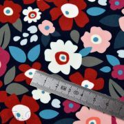 Tissu lycra motif fleurs collection "Original" - Multicolore - Les Filles à Pois ® - Oeko-Tex ® Les Filles à Pois - Design ® - M