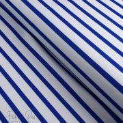 Tissu lycra motif rayures marinière collection "Little Sardine" - Blanc et noir - Les Filles à Pois ® - Oeko-Tex ®
