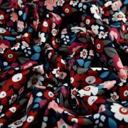 Tissu lycra motif fleurs collection "Original" - Multicolore - Les Filles à Pois ® - Oeko-Tex ® Les Filles à Pois - Design ® - M