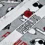 Tissu jersey coton motif Snoopy "Joe Cool" - Gris, Rouge, blanc et noir - Bio - Peanuts ® Peanuts ® - 4