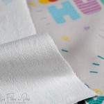 Tissu french terry coton motif Snoopy "Hug" - Multicolore - Bio - Peanuts ® Peanuts ® - 4