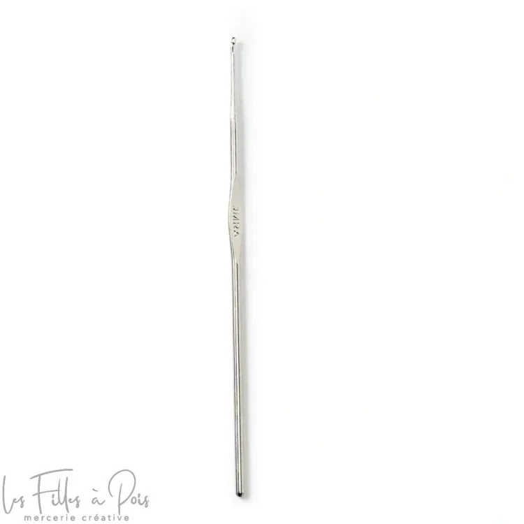 Crochet pour soie/coton Prym – Ø2,5 mm x 12,5 cm – Acier inox Prym : mercerie couture et accessoires de qualité - 1 Crochet pour soie/coton Prym – Ø2,5 mm x 12,5 cm – Acier inox Prym : mercerie couture et accessoires de qualité - 1