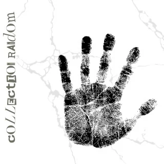 Coupon de tissu french terry motif empreintes "Random" - Blanc et noir - 250cm - Les Filles à Pois Les Filles à Pois - Design : 