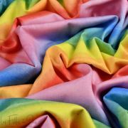 Tissu popeline de coton motif arc-en-ciel collection "Happy" - Multicolore - Les Filles à Pois ® - Oeko-Tex ® Les Filles à Pois 