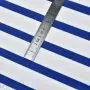 Panneau de tissu jersey motif rayures marinières collection "Little Sardine" - Blanc et bleu - Les Filles à Pois ® - Oeko-Tex ® 
