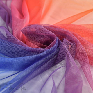 Tulle souple motif arc-en-ciel Autres marques - Tissus et mercerie - 1