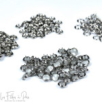 Boutons-pression à sertir perle - 10mm - Lot de 100  - 1