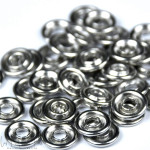 Boutons-pression à sertir perle - 10mm - Lot de 100  - 3