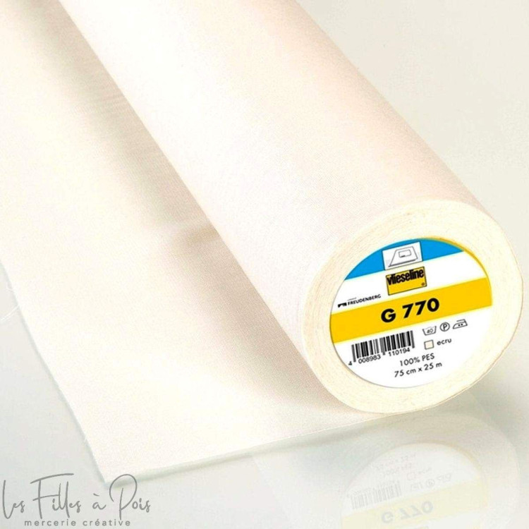 Interfaces G770 - 75cm - Marca Vilene ® Vlieseline ® - Entoilages et ouate - 1 Interfaces G770 - 75cm - Marca Vilene ® Vlieseline ® - Entoilages et ouate - 1