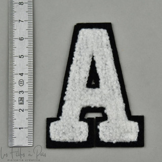 Patch thermocollant - Lettres de l'alphabet de A à Z - Série de Noël (G
