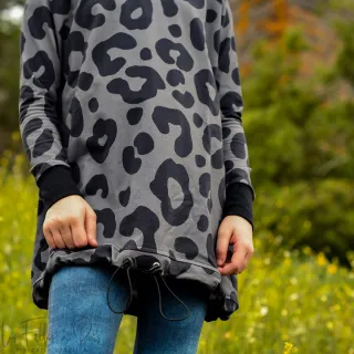 Fato de banho "Angels" com estampado de leopardo - Verde caqui e preto - Les Filles à Pois Les Filles à Pois - Design : motifs a