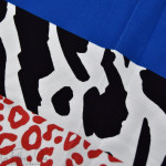 Panneau de tissu jersey motif rayures léopard collection "Contrastes" - Camel et noir - Les Filles à Pois ® - Oeko-Tex ® Les Fil