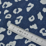 Tissu jeans stretch motif léopard - Bleu Autres marques - Tissus et mercerie - 6