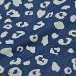 Tissu jeans stretch motif léopard - Bleu Autres marques - Tissus et mercerie - 4