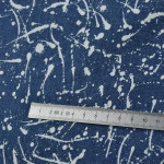Tissu jeans stretch motif tâches de peinture - Bleu Autres marques - Tissus et mercerie - 6