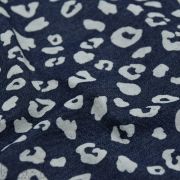 Tissu jeans stretch motif léopard - Bleu Autres marques - Tissus et mercerie - 9