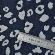 Tissu jeans stretch motif léopard - Bleu Autres marques - Tissus et mercerie - 11