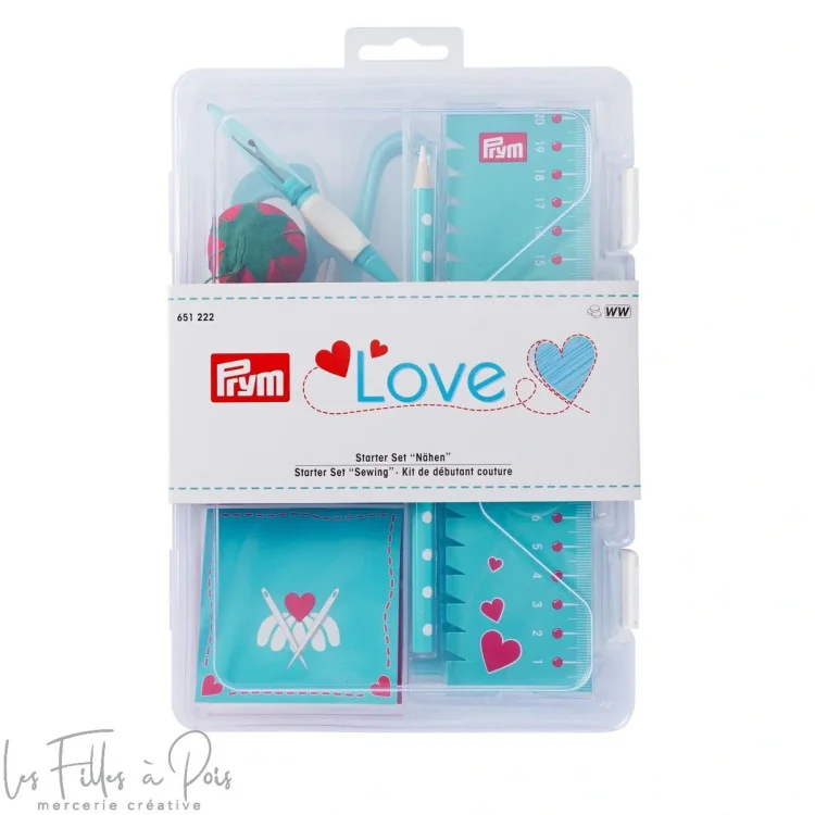Kit débutant "Couture" menthe - 651222 - Prym Prym : mercerie couture et accessoires de qualité - 1